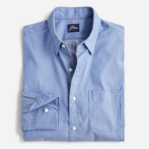 NWT J.Crew Performance Twill Shirt, Delft Blue, Size XL Tall